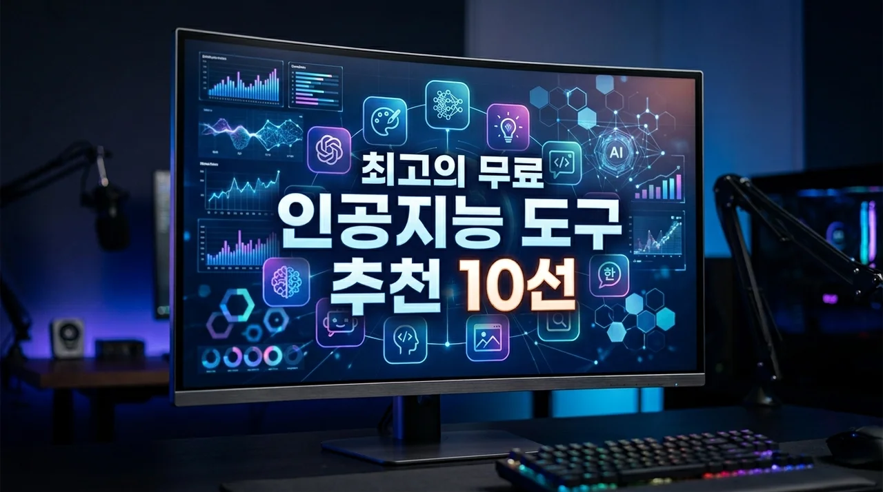 생산성 혁명! 2026년 무료 AI 툴 추천 TOP10 (직장인 필독)