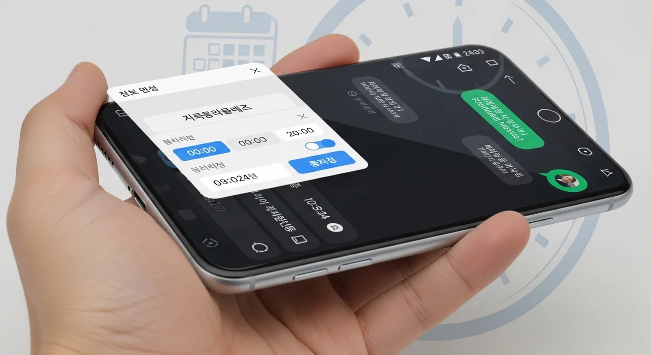 5. 예약 메시지: 중요한 메시지를 잊지 않고 전달하세요!