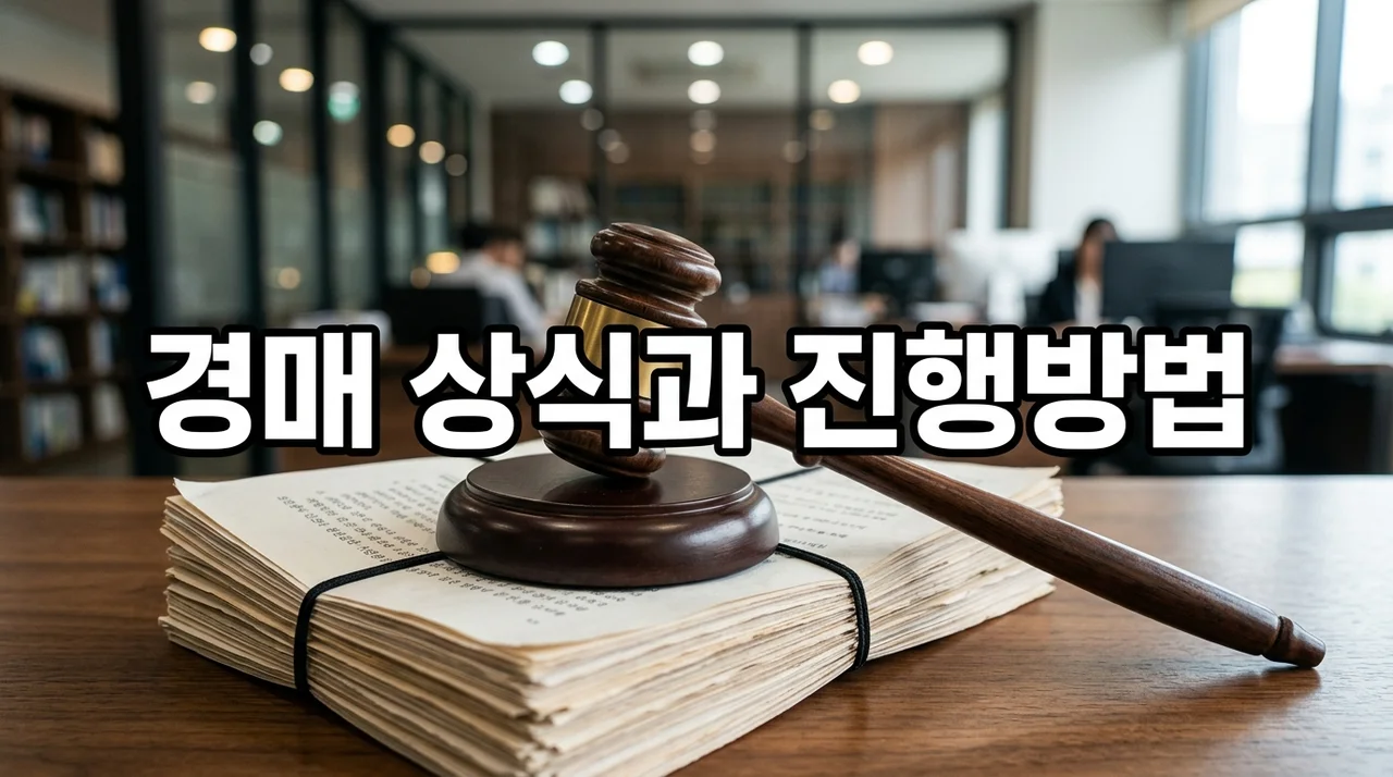 경매의 기본적인 상식과 진행방법: 초보자를 위한 완벽 가이드