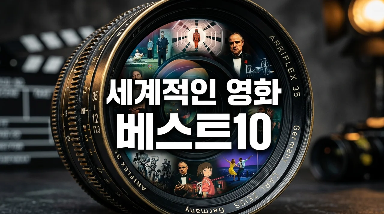 시대를 초월한 세계적인 영화 베스트10: 놓치면 후회할 명작 추천
