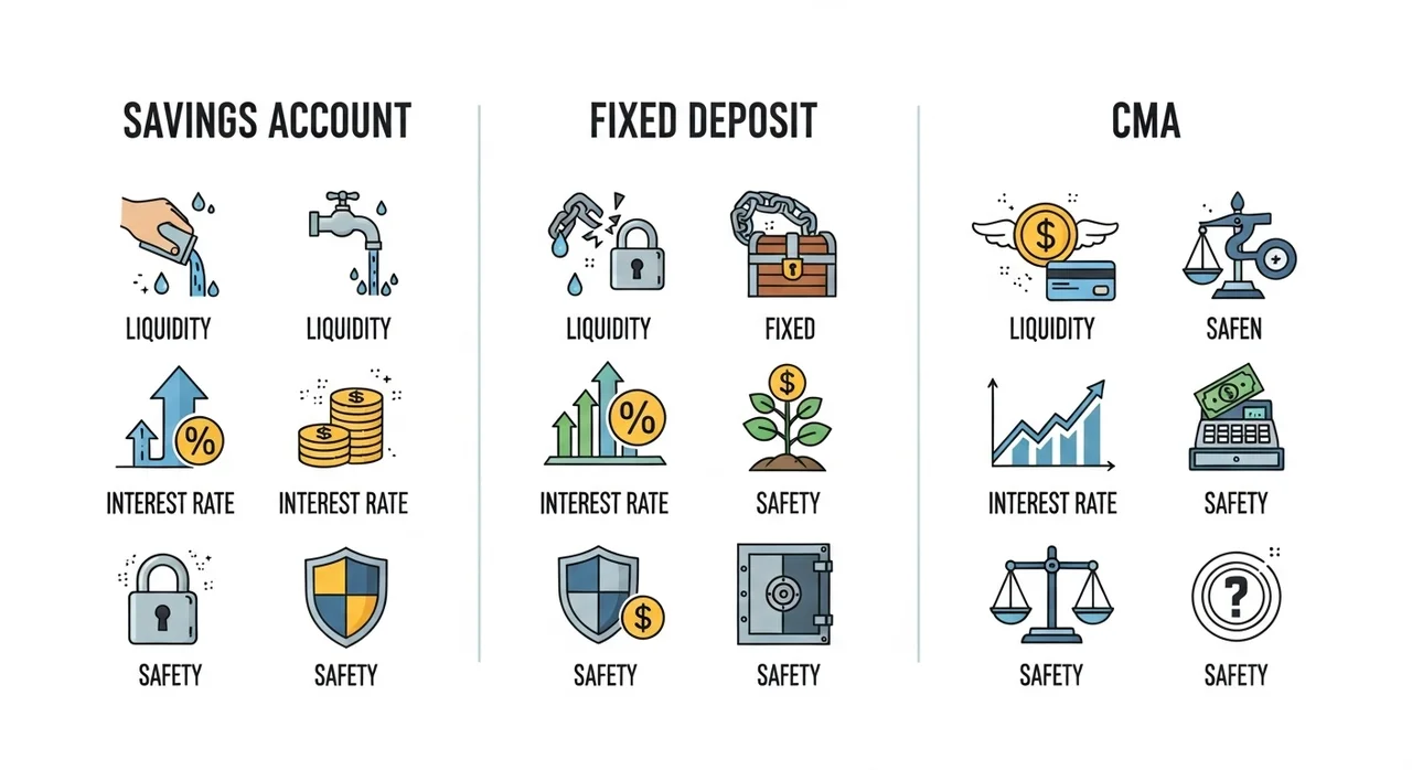 단기 목돈 마련을 위한 저축 상품: 예금, 적금, CMA