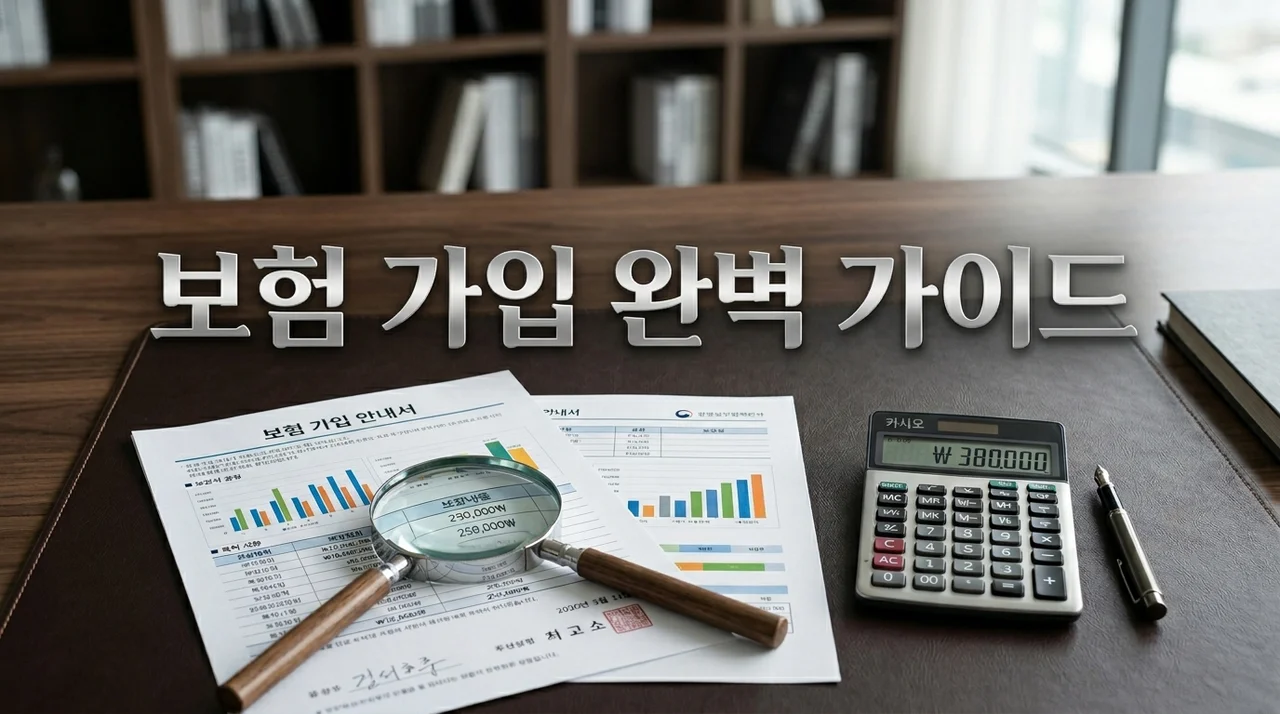 보험 가입, 현명하게 시작하는 완벽 가이드: 필수 확인 사항부터 절약 꿀팁까지