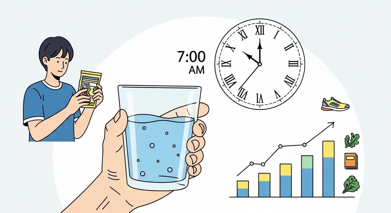 음료 섭취, 이것만은 꼭! 효과 극대화 팁