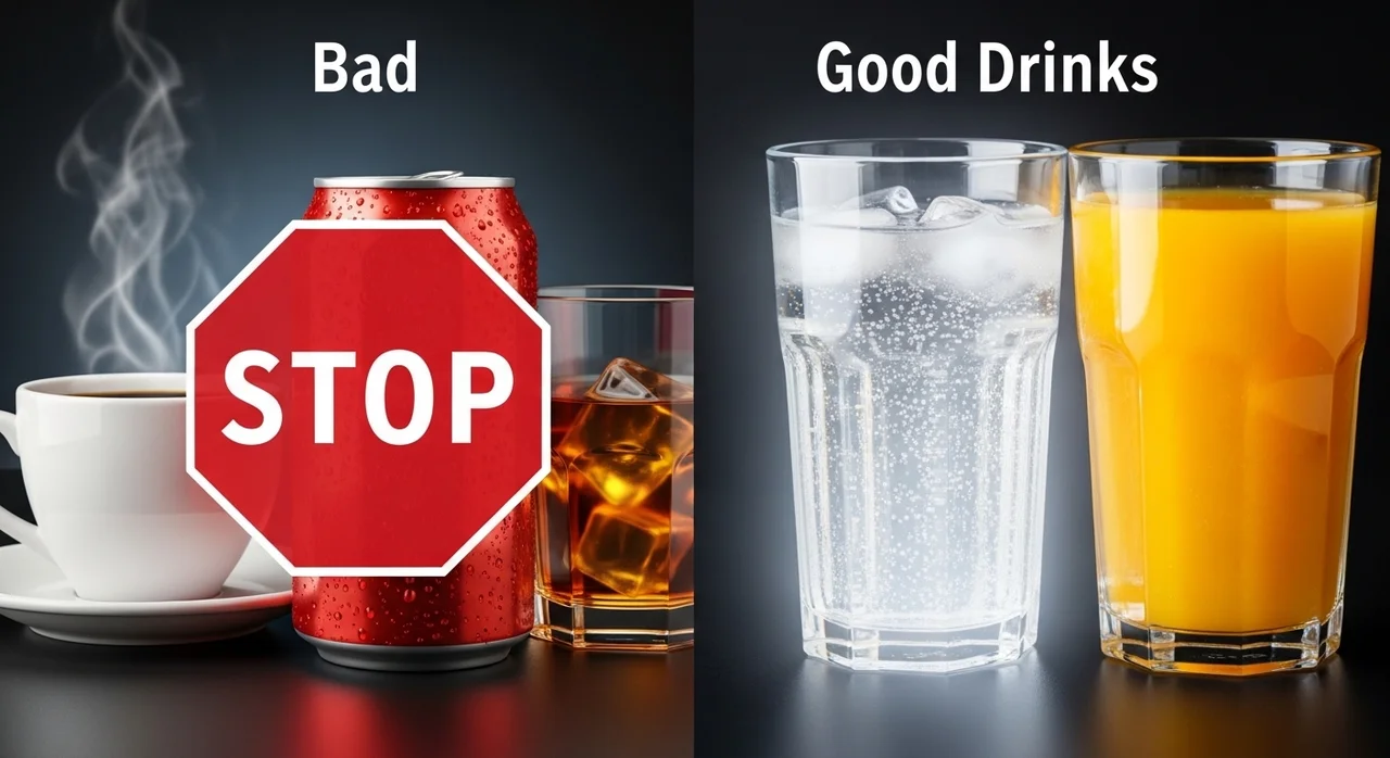 피해야 할 음료와 변비에 대한 오해들