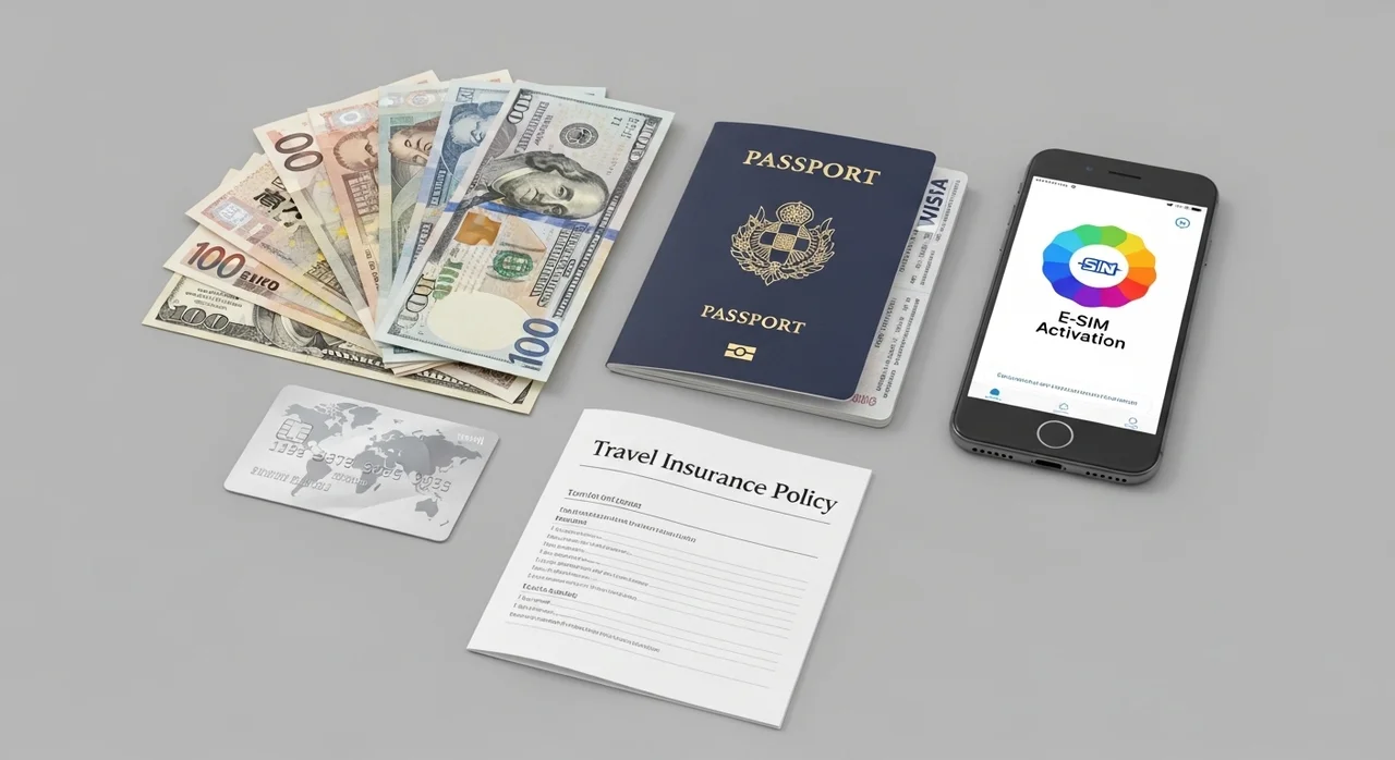 스마트한 여행 준비물: 환전, 보험, 비자까지 놓치지 마세요