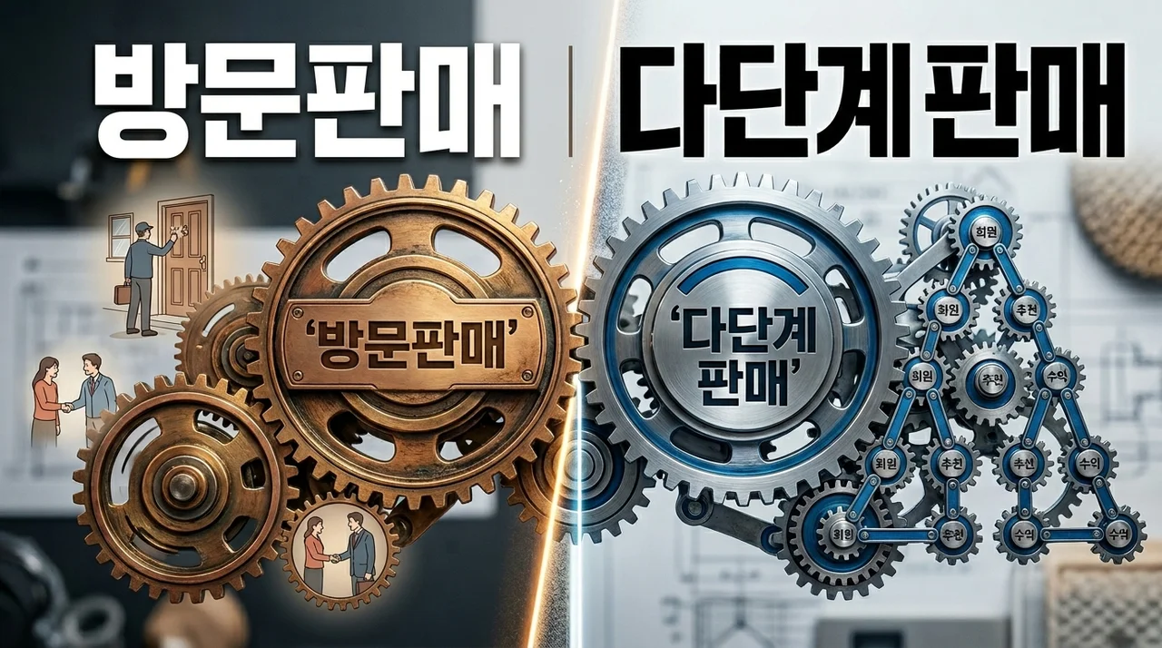 방문판매와 다단계 판매: 핵심 차이점 및 장단점 완벽 비교 가이드