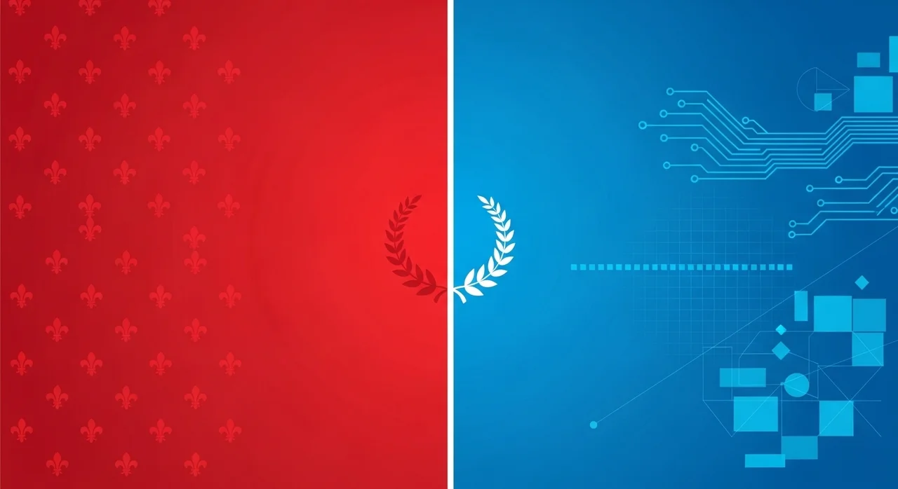 브랜드 철학의 차이: 전통 vs 도전