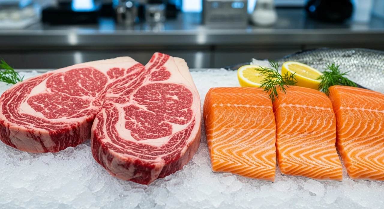육류 및 수산물: 신선함과 압도적인 가성비