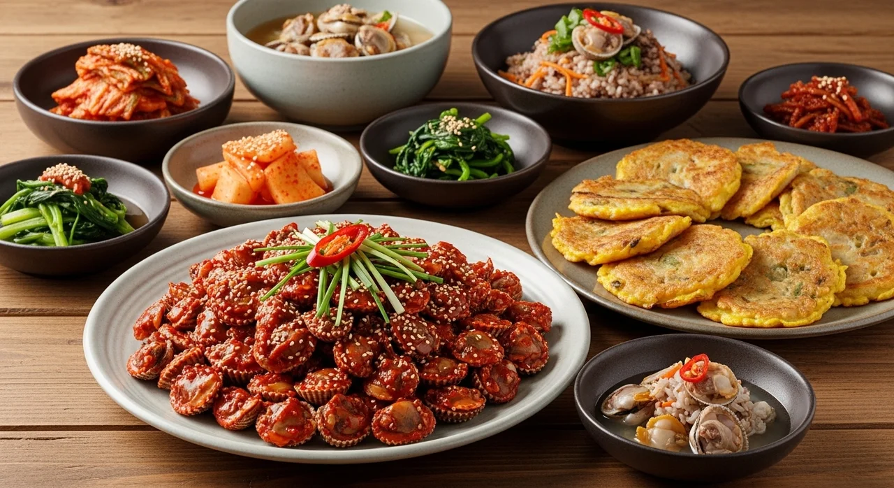 4. 순천과 보성의 맛, 꼬막 정식과 녹차 요리