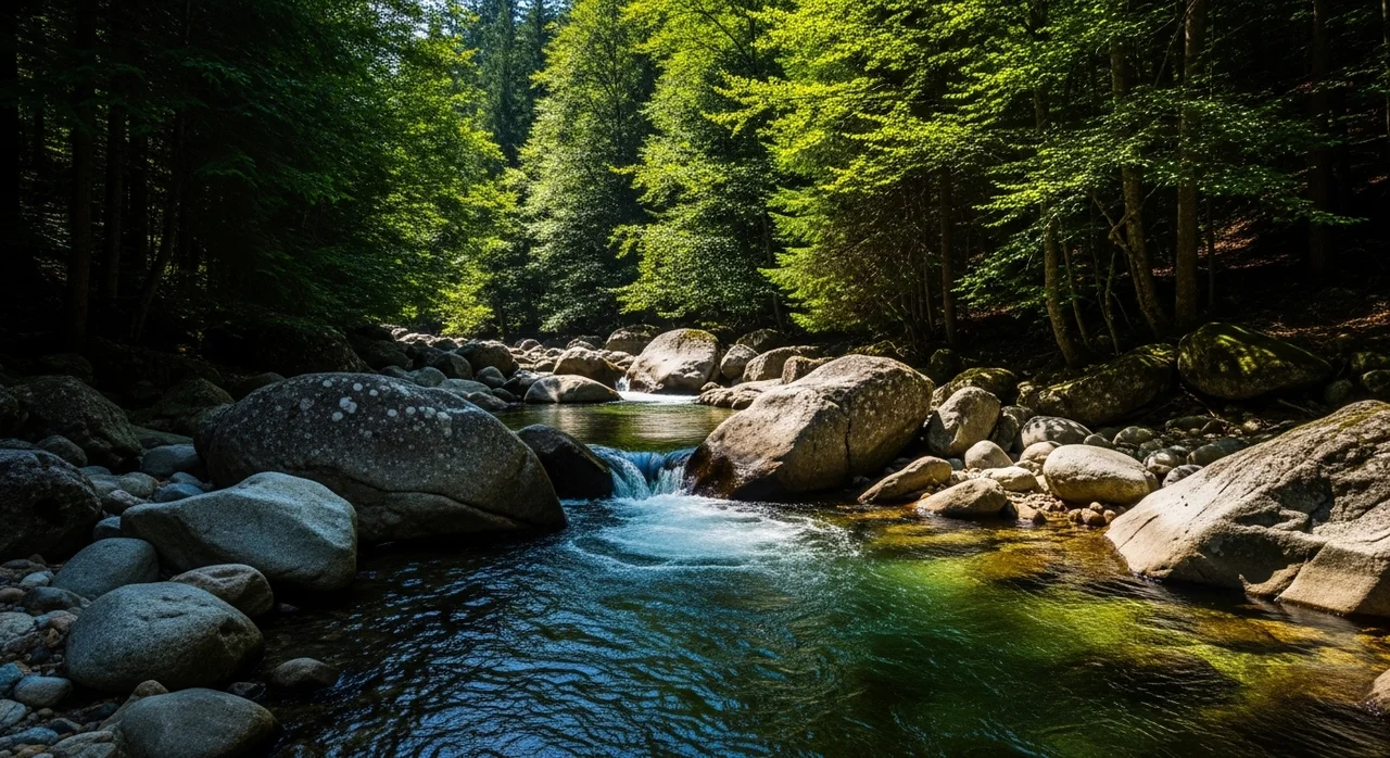 청정 자연의 쉼터, 평창 흥정계곡 명당 찾기